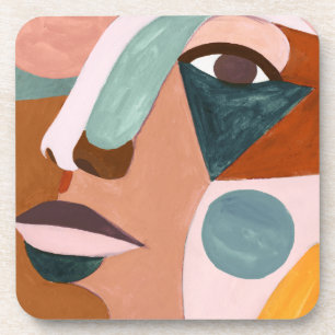 Dessous-de-verre Demi de visage de Geo