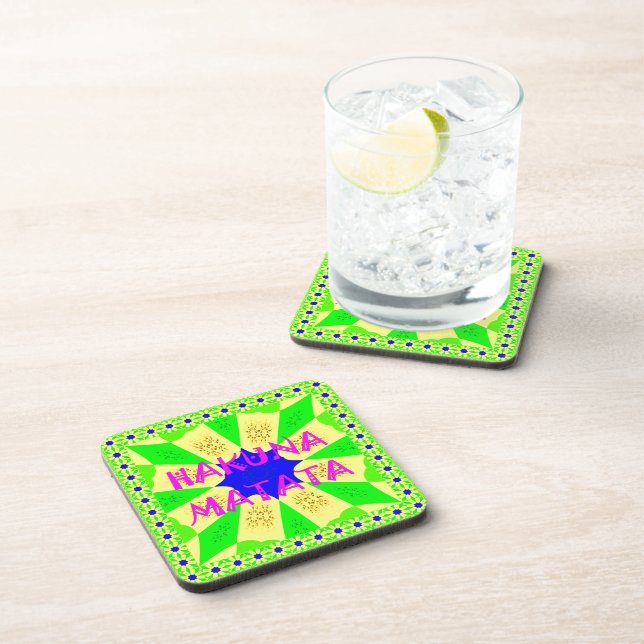 Dessous-de-verre Dernier Hakuna Matata magnifique design Extraordin (Côté Droit)