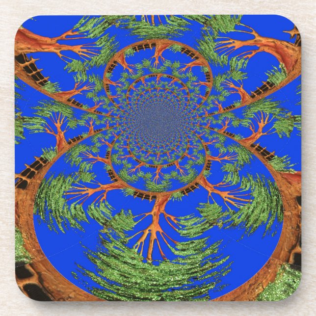 Dessous-de-verre Derniers événements spéciaux Occasions idées arbre (Devant)