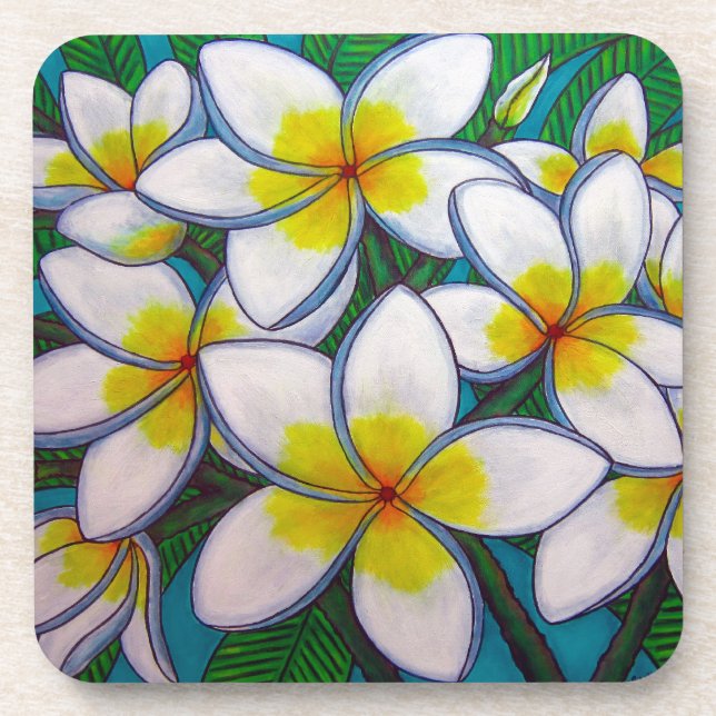 Dessous de verre des Caraïbes de liège de gemmes (Devant)