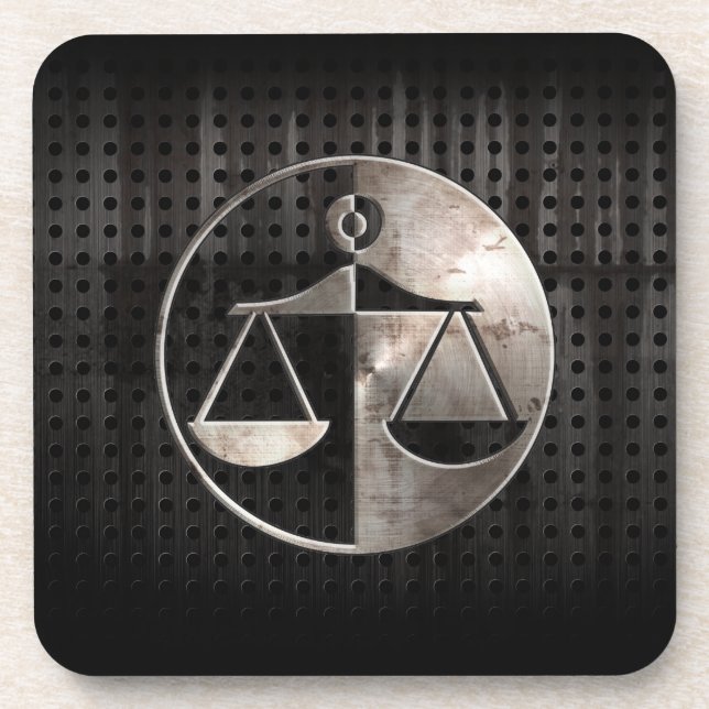 Dessous-de-verre Des échelles de justice robustes (Devant)