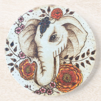 Dessous de verre des éléphants tziganes