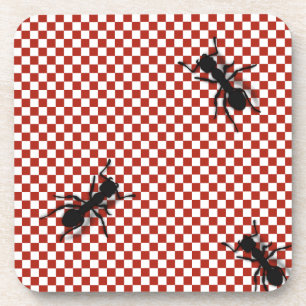 Dessous de verre des fourmis pique-nique