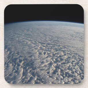Dessous-de-verre Des Nuages Stratocumulus Surplombent L'Océan Pacif