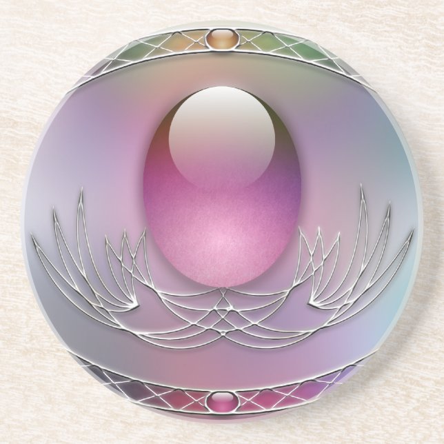 Dessous de verre des oeufs de Pâques (Devant)