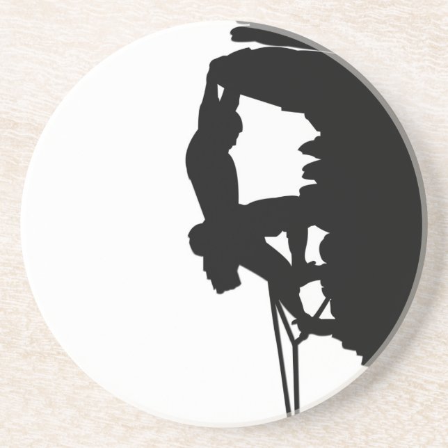 Dessous de verre d'escalade de roche (Devant)