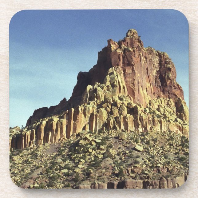 Dessous-de-verre Desert Rock Mountain Peak Paysage Photo (Devant)