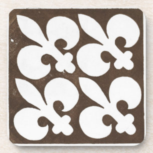 Dessous-de-verre Design d'art celtique irlandais vintage noir