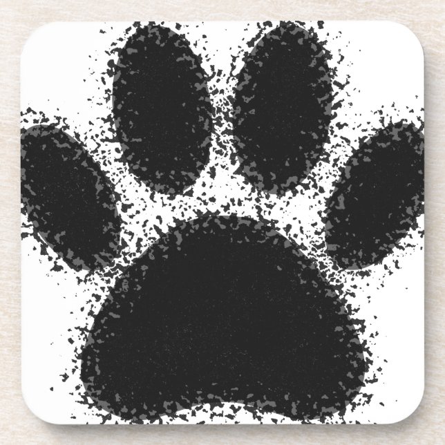 Dessous-de-verre Dessin à mâchoire de chien (Devant)