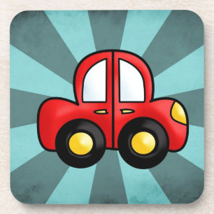 Dessous-de-verre dessin animé de voiture
