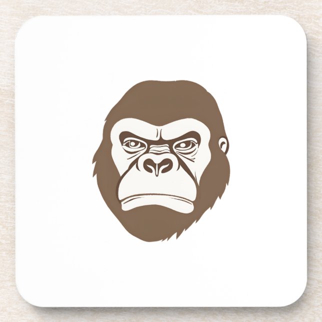 Dessous-de-verre Dessin de dessin de Gorilla (Devant)