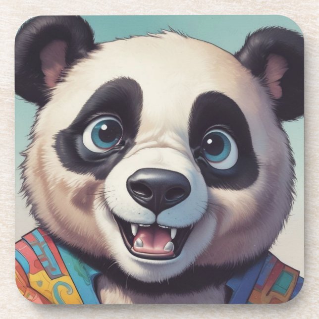 Dessous-de-verre Dessin de Panda (Devant)