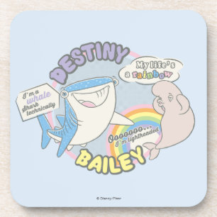 Dessous-de-verre Destiny & Bailey Comic Graphic