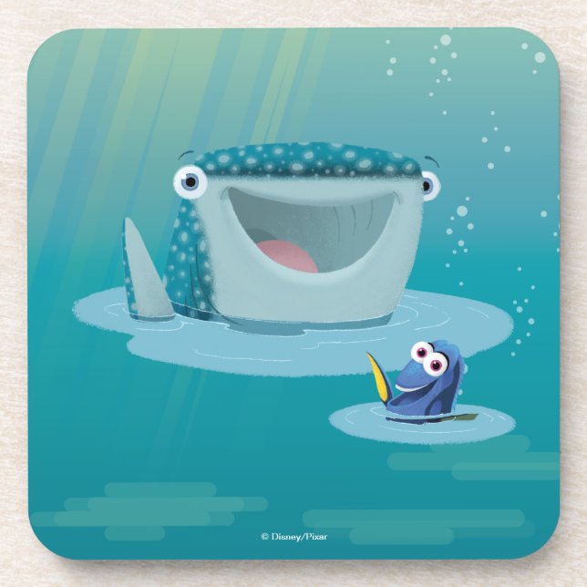 Dessous-de-verre Destiny & Dory | Bulles (Devant)