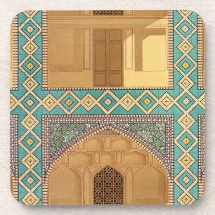 Dessous-de-verre Détail des arcades de cour dans le Medrese-i-S
