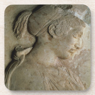 Dessous-de-verre Détail du stela de Philis, de Thasos, c.5t