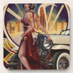 Dessous-de-verre Detroit, Michigan   Ville automobile