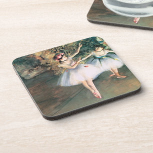 Dessous-de-verre Deux danseurs sur scène par Edgar Degas, Art Vinta