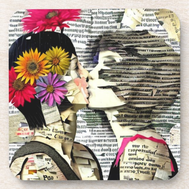 Dessous-de-verre Deux femmes amoureuses | Pride Kiss (Devant)