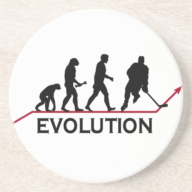 Dessous de verre d'évolution d'hockey (Devant)