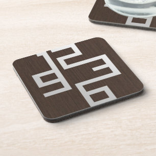 Dessous de verre d'horloge