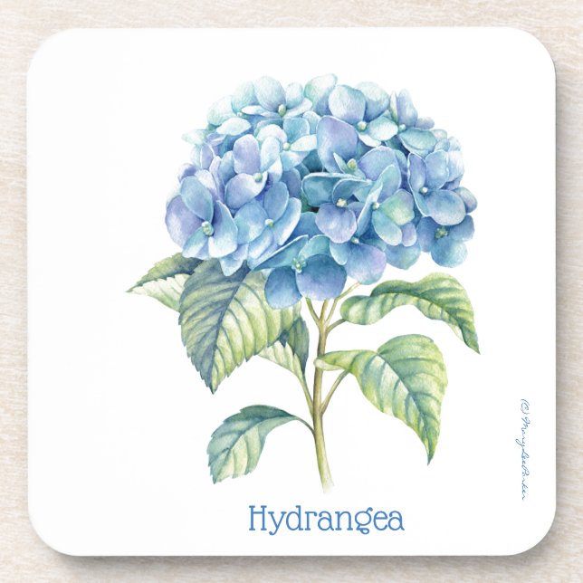 Dessous de verre d'hortensia   (c) MaryLeeParker (Devant)