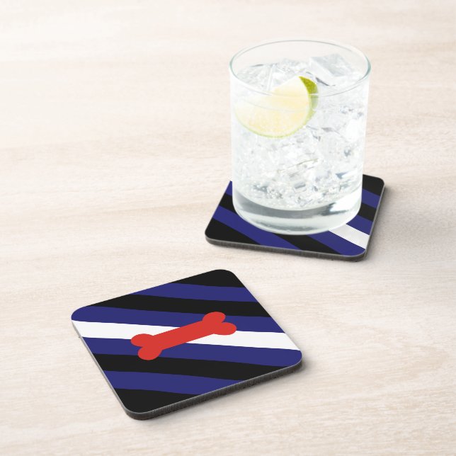 DESSOUS-DE-VERRE DIAGONAL DE FIERTÉ DE JEU POPULAIRE (Côté Droit)