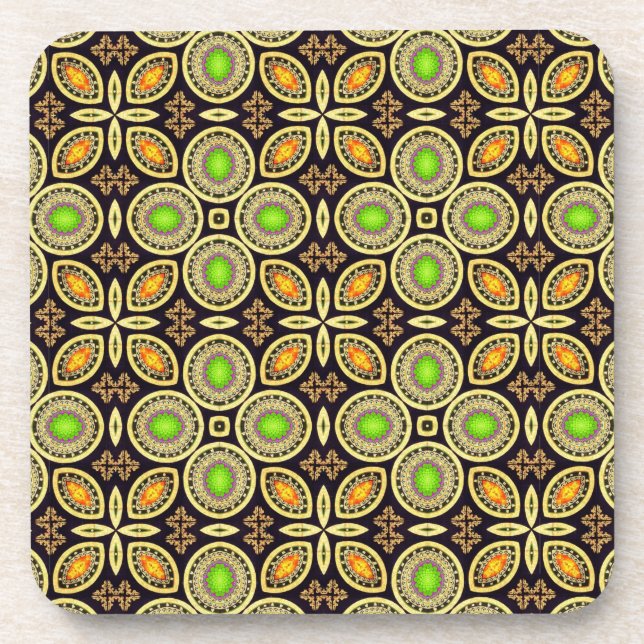 dessous de verre d'impression africain (Devant)