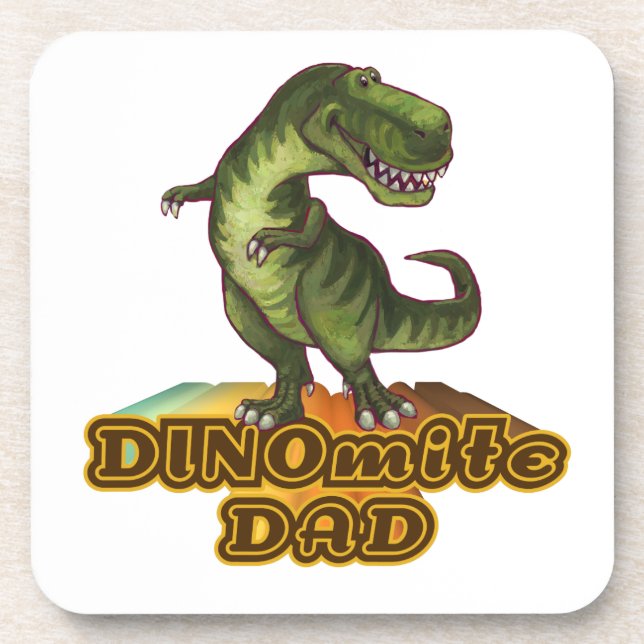 Dessous-de-verre Dinomite Papa (Devant)