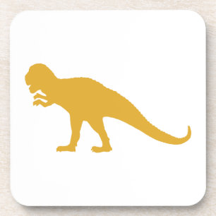 Dessous-de-verre Dinosaure jaune