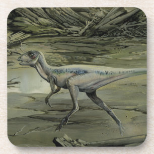 Dessous-de-verre Dinosaures vintages, Hypsilophodon crétacé