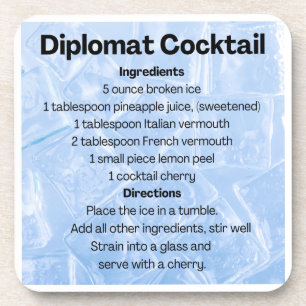 Dessous-de-verre Diplomat Cocktail Recette