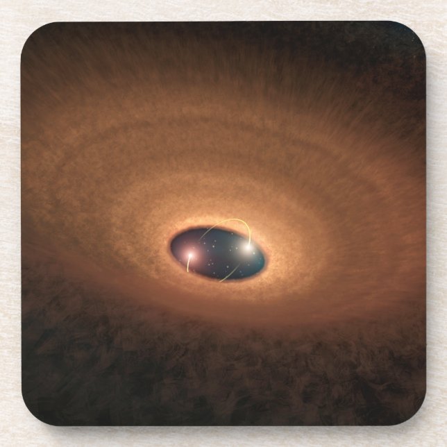 Dessous-de-verre Disque D'Étoiles De Matériel Dusty (Devant)