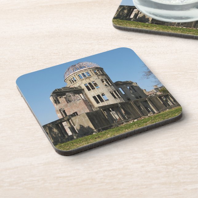 Dessous-de-verre Dôme de la bombe atomique, Hiroshima, Japon (Côté gauche)