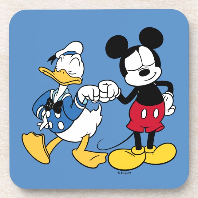 Dessous-de-verre Donald Duck & Mickey Poing Bump (Devant)