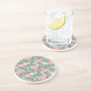 Dessous de verre Dorm Avec Flamants roses Roses Mi