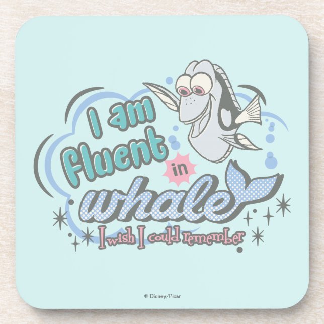 Dessous-de-verre Dory | Je suis Fluent in Whale Comic (Devant)