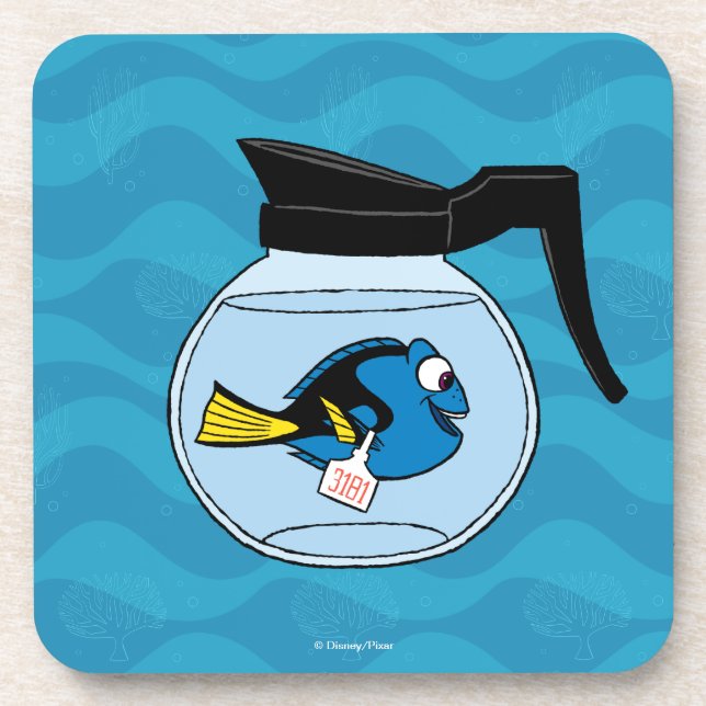 Dessous-de-verre Dory | Un poisson hors de l'eau (Devant)