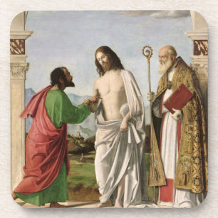 Dessous-de-verre Douter de Thomas avec St Magnus, c.1504-05