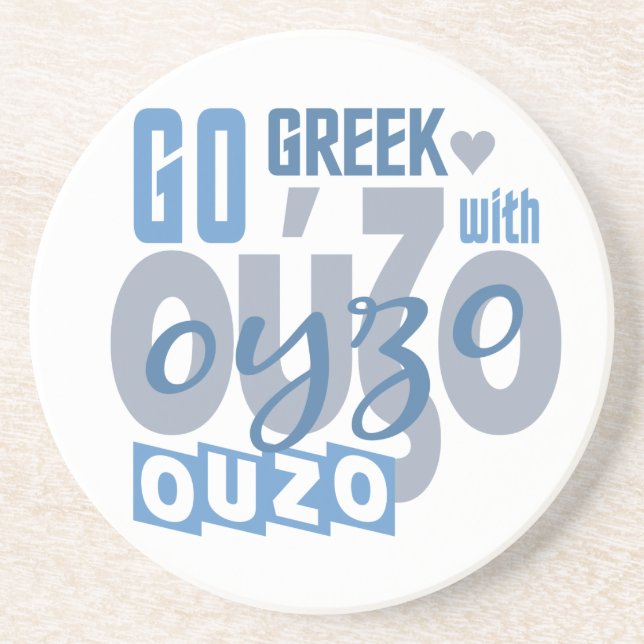 Dessous de verre d'Ouzo (Devant)