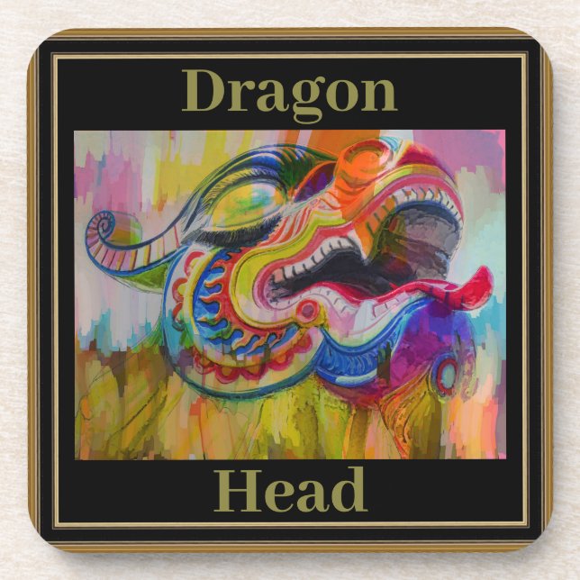 Dessous de verre Dragon Head (Devant)