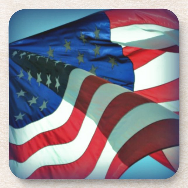 Dessous-de-verre Drapeau américain (Devant)