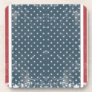 Dessous-de-verre drapeau américain vertical