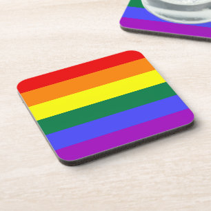 Dessous-de-verre Drapeau arc-en-ciel LGBT Pride