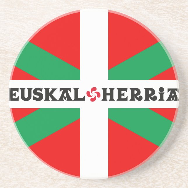 Dessous de verre Drapeau Basque "Ikkurina" (Devant)