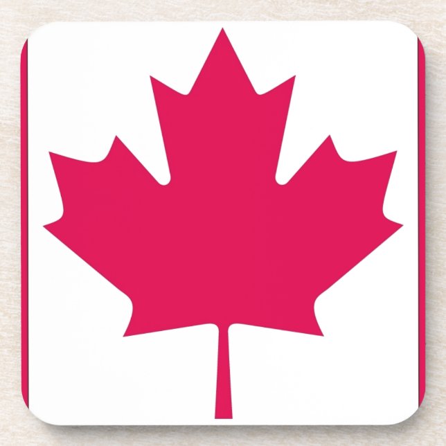 Dessous-de-verre Drapeau canadien (Devant)