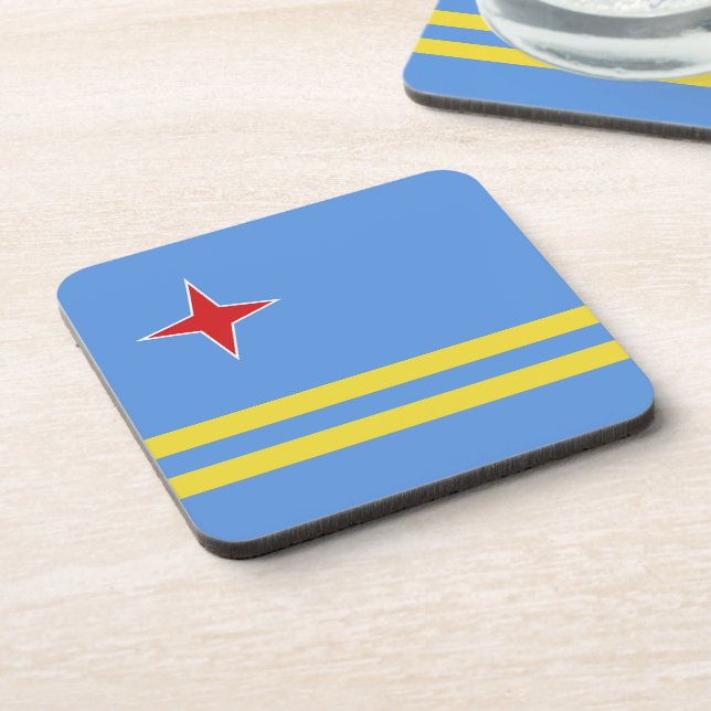 Dessous-de-verre Drapeau d'Aruba (Côté gauche)