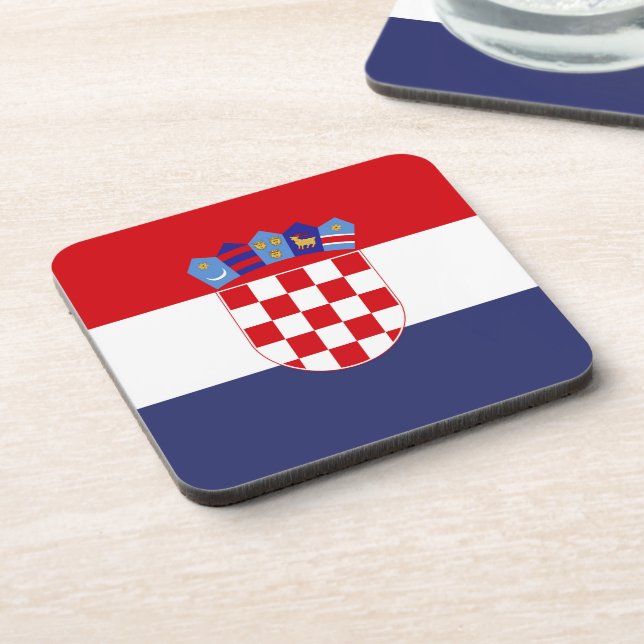 Dessous-de-verre Drapeau de Croatie (Côté gauche)