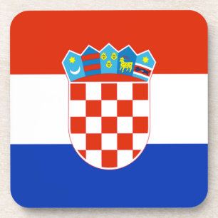 Dessous-de-verre Drapeau de la Croatie