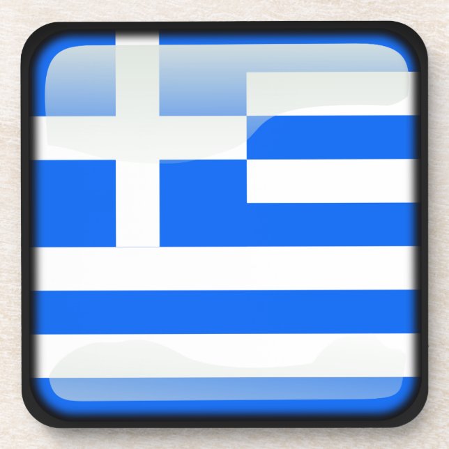Dessous-de-verre Drapeau de la Grèce (Devant)